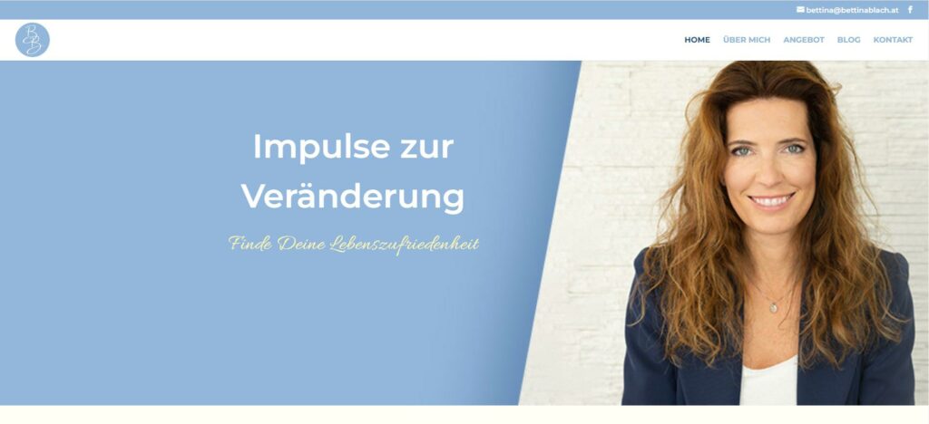 Jahresrückblick 2022 Startseite der Website Bettina Blach