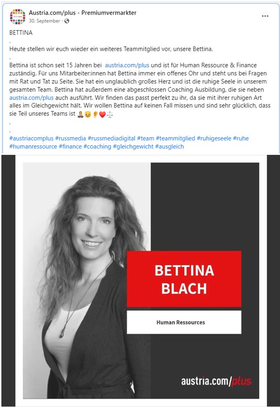 Beschreibungstext und Foto von Bettina Blach